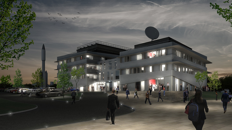 An artist's impression of Space Park Leicester Phase 1