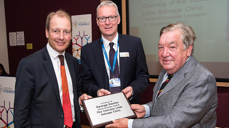 Patient’s life transformed thanks to gift to University and local hospitals