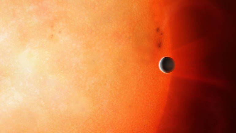 NGTS-4b as illustrated by Mark Garlick