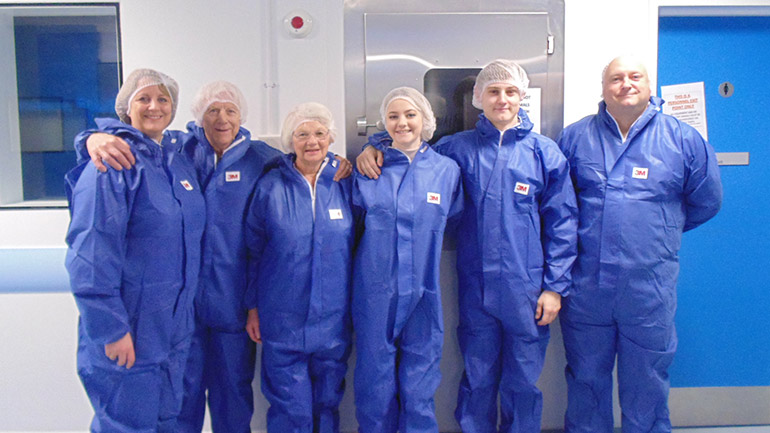 Team at the Family Open Day