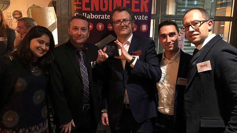 Chris Bicknell, Ramy Mesalam, Emily Jane Watkinson, Richard Ambrosi, with Tim Tinsley from NNL