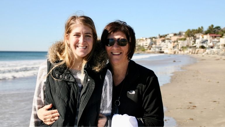 Family photo of Mallory Smith and her mother, Diane Shader Smith.