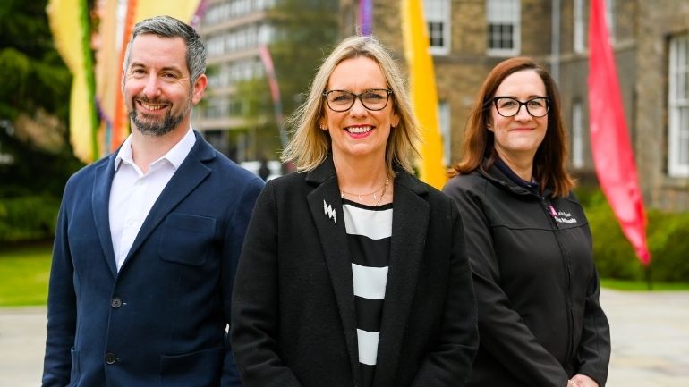 Simon Jenner, Kerry Law and Rachel Fossett