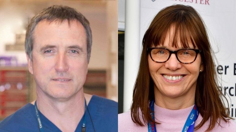 Professor Tim Coats and Professor Sally Singh