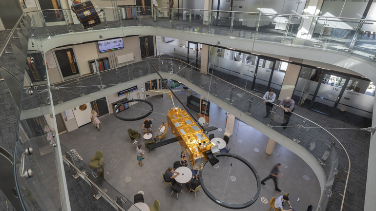 The interior of Space Park Leicester.