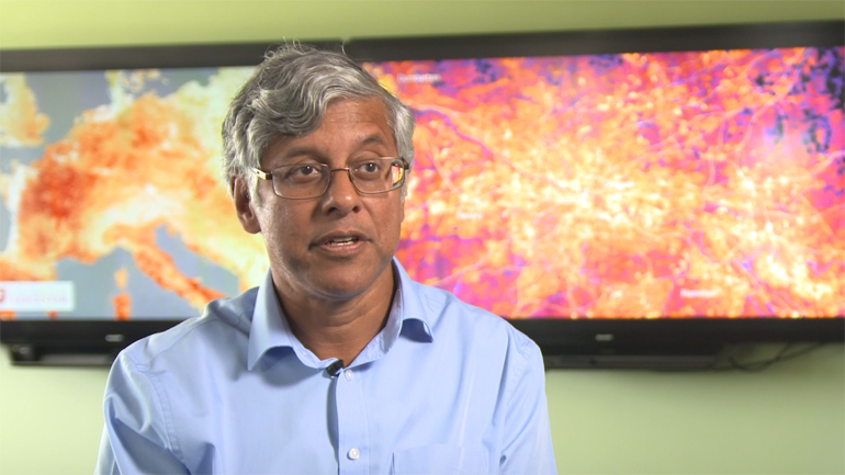 Professor John Remedios, Professor of Earth Observation Science at the University of Leicester and Director of the National Centre for Earth Observation (NCEO).