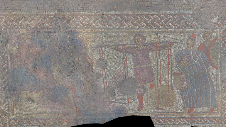 Roman mosaic 770