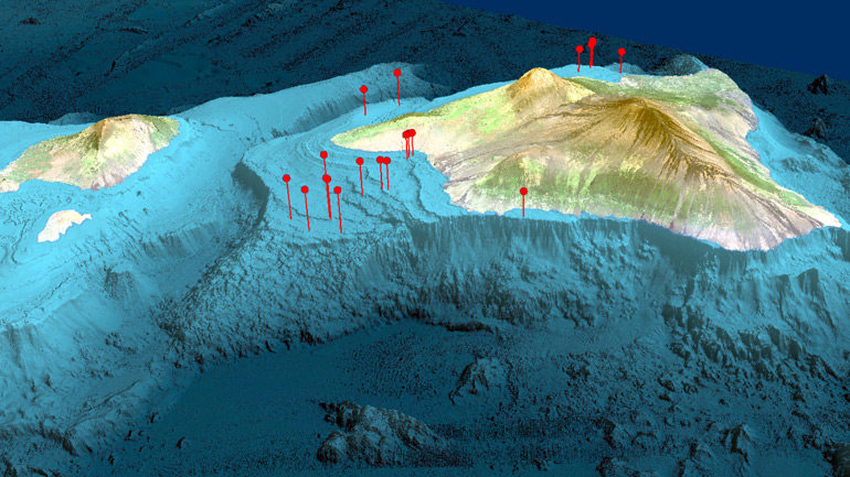 Map of the proposed sites for IODP Expedition 389. Credit: ECORD