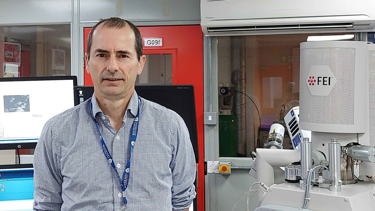 Professor John Bridges from the School of Physics and Astronomy and Space Park Leicester.