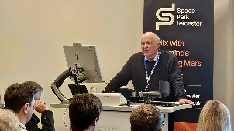 Professor Mark Sims gives a talk about Beagle 2.