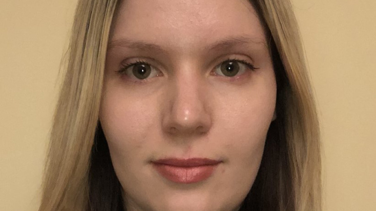 Charlotte Fawcett, a PhD student from the Department of Cardiovascular Sciences.
