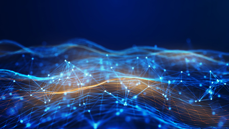 Abstract image showing data networks.