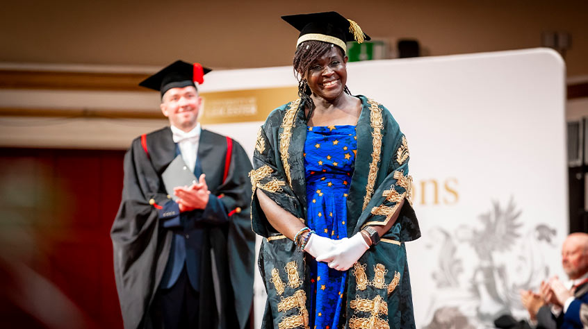 Dr Maggie Aderin-Pocock MBE at Installation ceremony