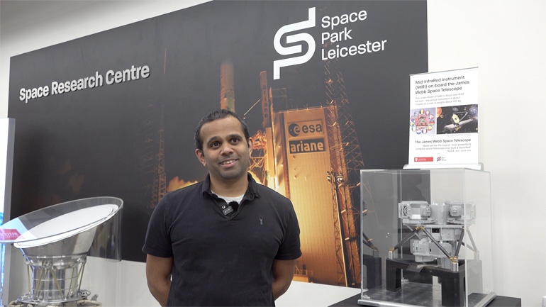 Piyal Samara-Ratna, senior mechanical engineer for the James Webb Space Telescope.