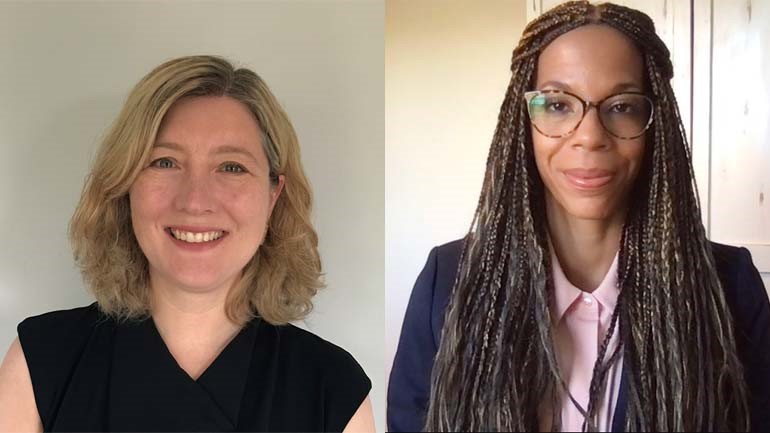 Dr Esther Moss (left) and Dr Natalie Darko