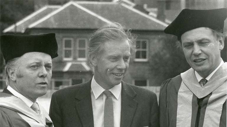 The Attenborough brothers: Richard, John and David (Credit: University of Leicester)