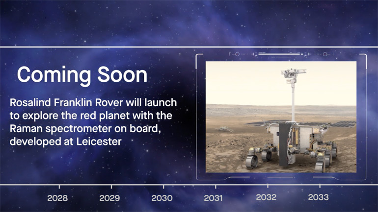 A still taken from the updated short film ‘Leicester’s journey through space’.