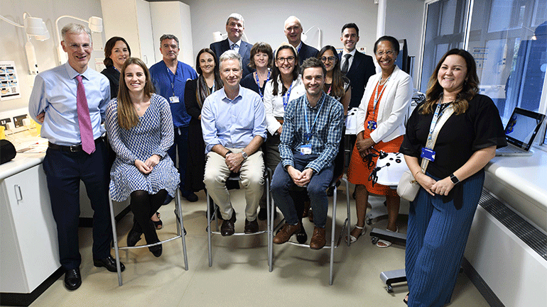 All those who attended the opening of the new surgical simulation suite