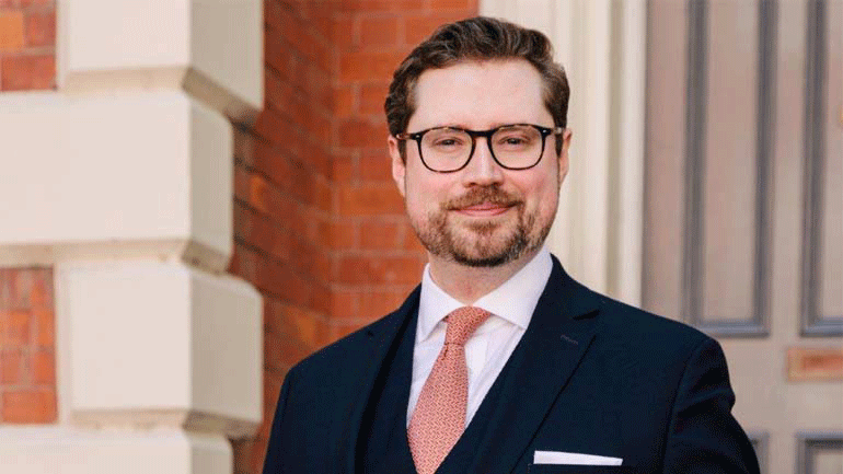 Honorary Chair of Leicester University Law Society, Oliver Nunn 