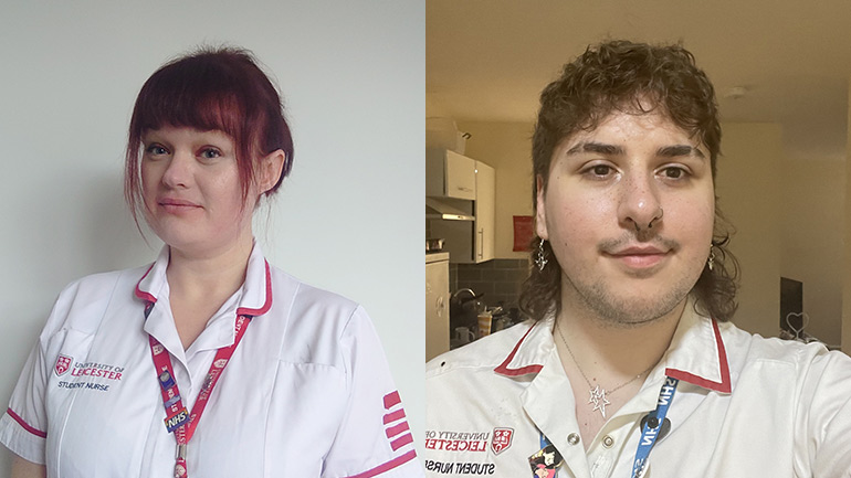 Amber Fletcher and Jamie Percy-Roberts