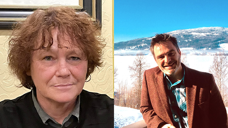 Professor Irene Gottlob and Associate Professor Frank Proudlock