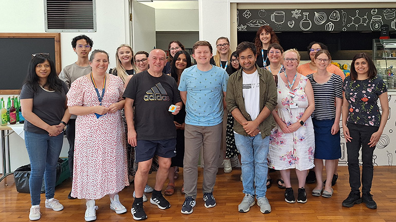 Josh and Rahul welcomed 15 lucky colleagues to a biscuit decorating masterclass.