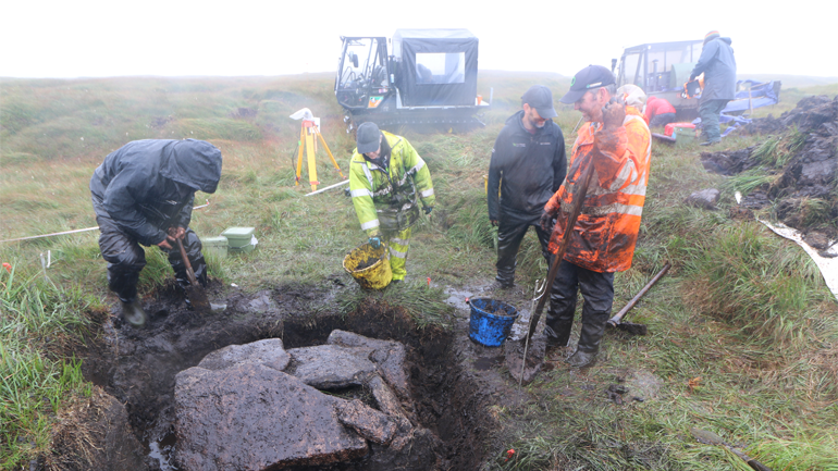 Archaeologists uncover a Bronze Age cist in Dartmoor National Park