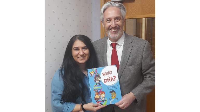 L-R: Dr Neeta Lakhani and Professor Julian Barwell.