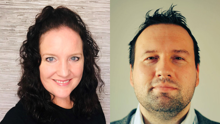 Zoe Morgan and Associate Professor Samuel Tromans 