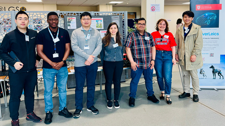 The DriverLeics team from the University of Leicester.