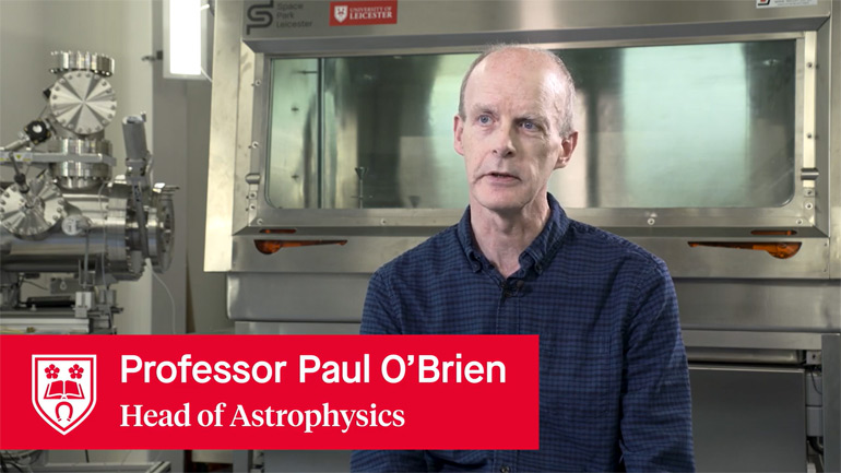 Still from a video interview with Professor Paul O'Brien.