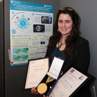 Dr Cristina Ruiz Villena from Space Park Leicester and the National Centre for Earth Observation. Credit: John Deehan Photography and the Parliamentary and Scientific Committee