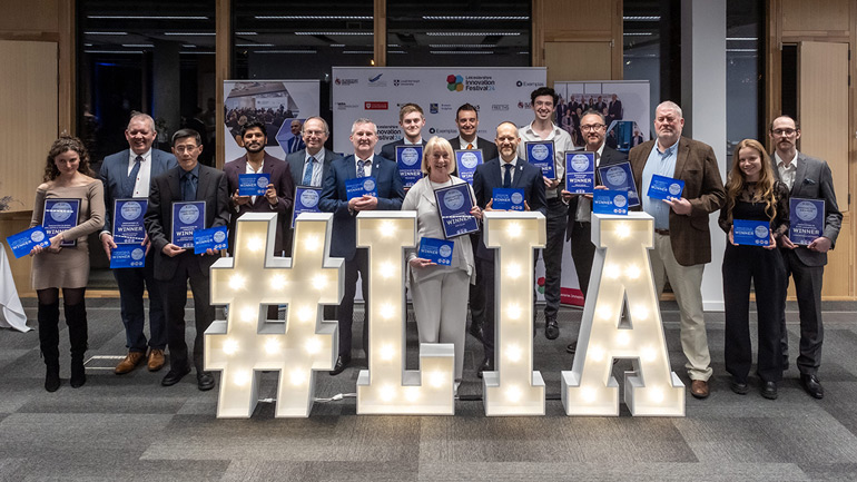 All the winners at this year's Leicester Innovation Awards.