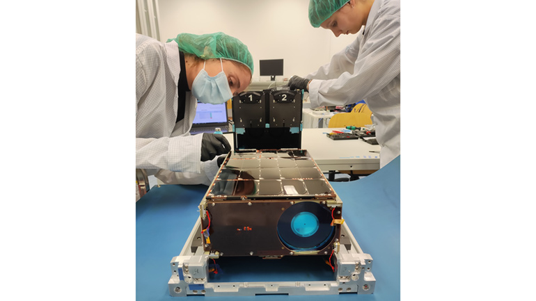 Open Cosmos scientists working.