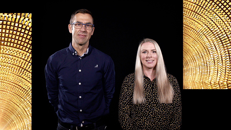 Professors Tom Yates and Charlotte Edwardson