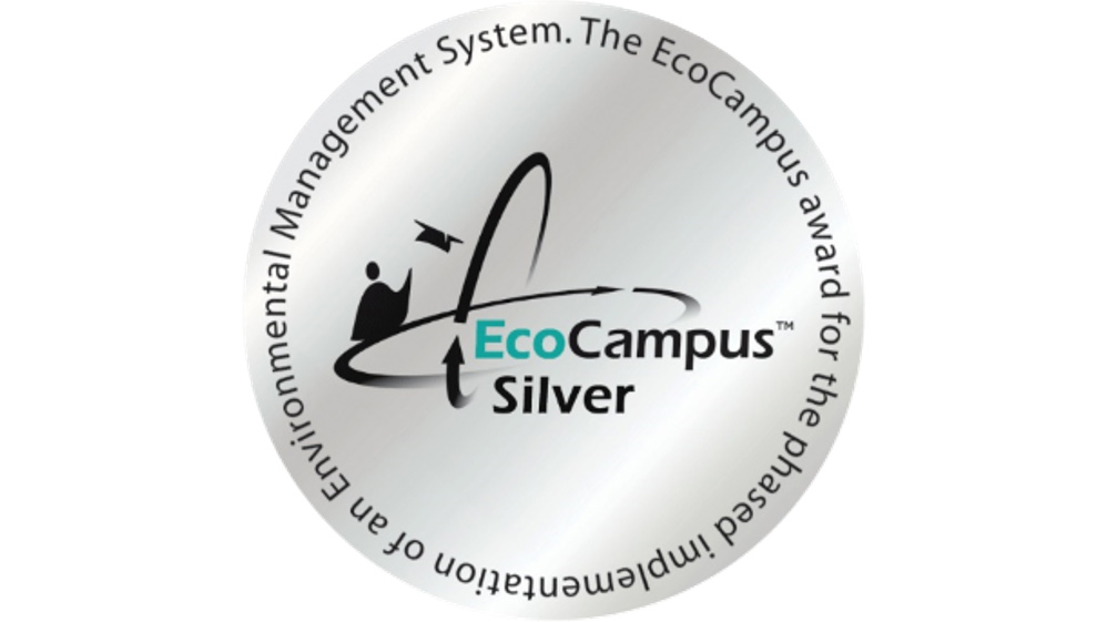 The EcoCampus silver certificate.