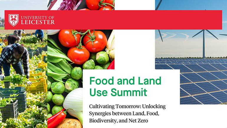 Invitation to the Food and Land Use Summit.