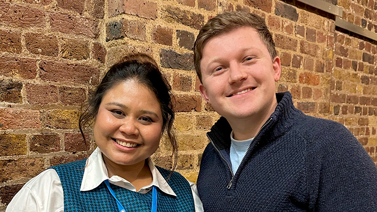 Dr Syabira Yusoff and Dr Josh Smalley.