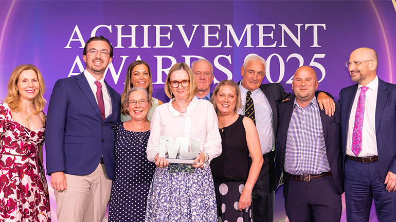 The Irchester Field School team at the MJ Awards 2025.