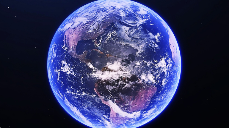 earth from space