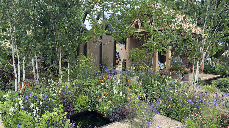 Nick's ‘Plant-based’ garden at BBC Gardener’s World Live.