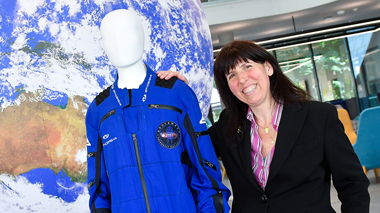 Groundbreaking space suit on show at networking event | News