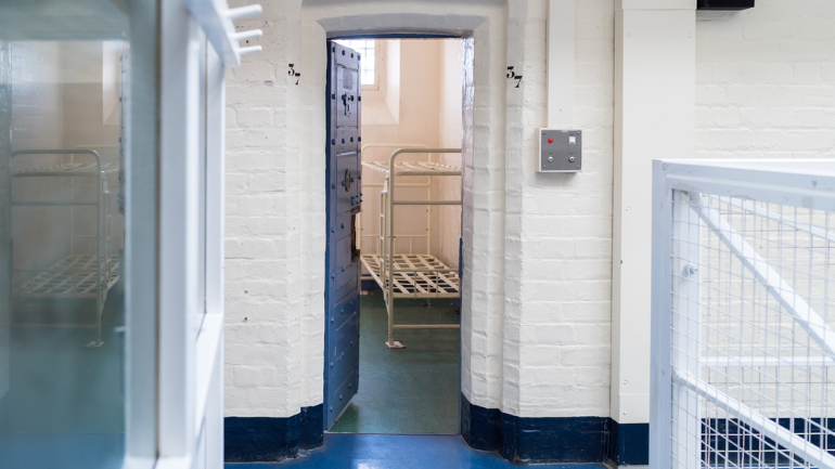 a prison cell