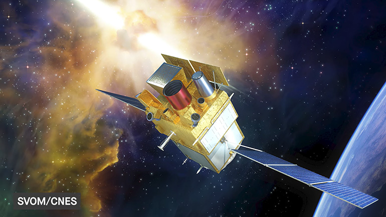 Cover picture for video on SVOM.