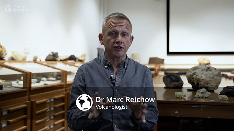 Dr Marc Reichow from the University of Leicester School of Geography, Geology and the Environment.