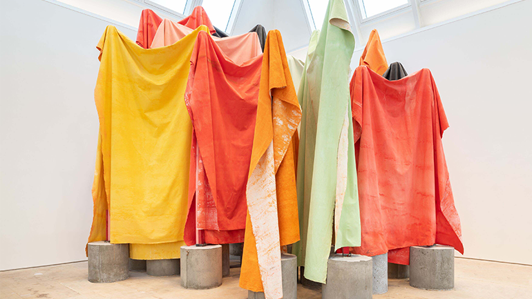 Phyllida Barlow, untitled: canvasracks