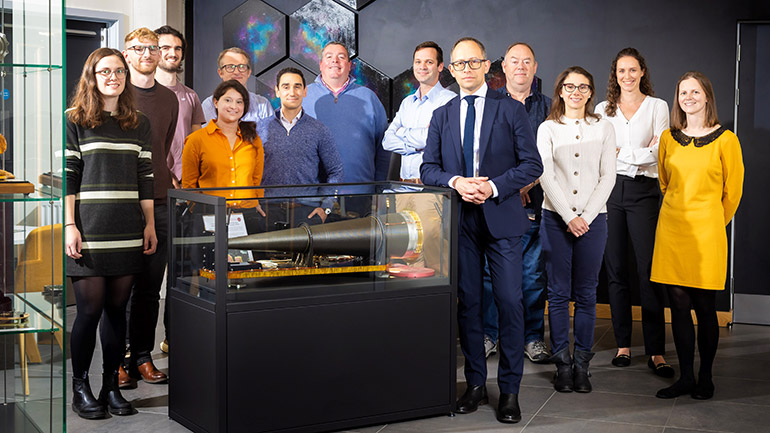 The Perpetual Atomics team at Space Park Leicester.