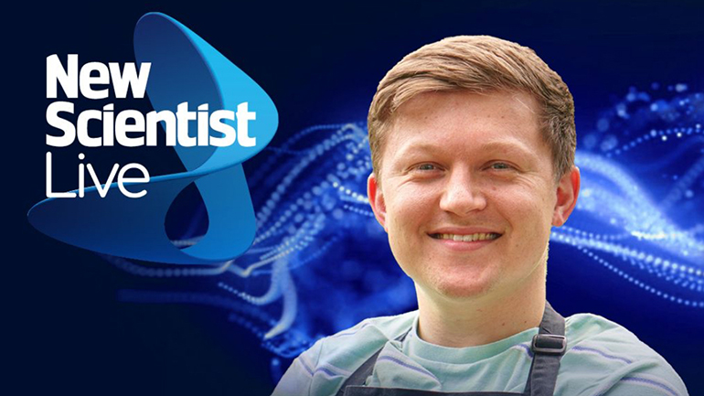 Dr Josh Smalley at New Scientist Live.
