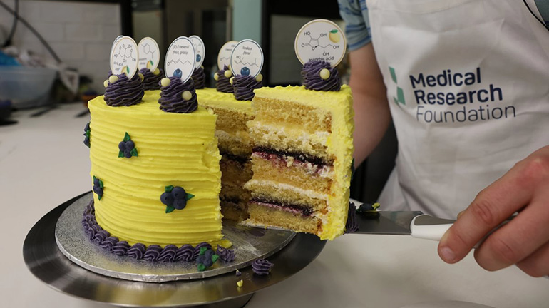 One of the cakes that Josh baked.