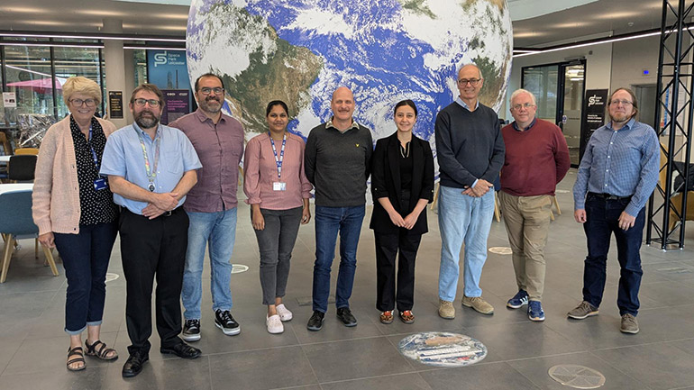 Attendees at the WorldPeatland project outreach workshop at Space Park Leicester.